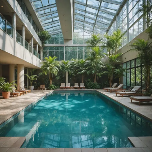 Experience relaxation and convenience at an indoor pool hotel near you