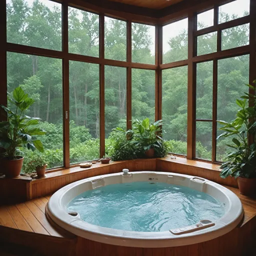 Experience relaxation and comfort in hot tub hotel suites near you