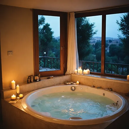 Experience ultimate relaxation: hotel rooms with private jacuzzi near you