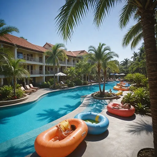 Experience relaxation and fun at hotels with lazy rivers near you
