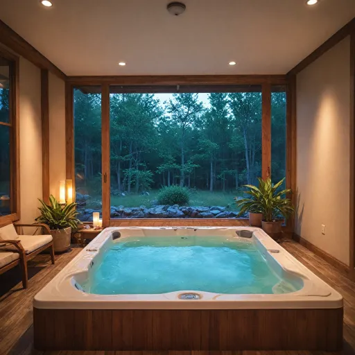 Experience ultimate relaxation with hot tub hotel rooms near you