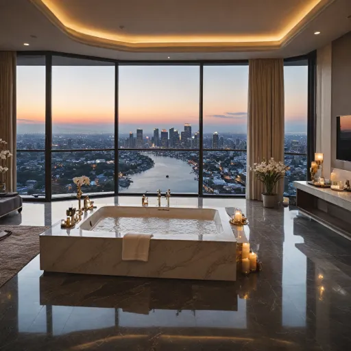 Elegant stays with jacuzzi hotel rooms near you for a refined escape